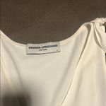 Amanda Uprichard  Cream Tiered Dress with Ties at the Shoulder Photo 1