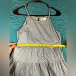 Japna  Sleeveless Tiered Baby Doll Dress in Light Blue Small Photo 6