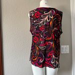 Sag Harbor  Vibrant Sleeveless Blouse Top XL Photo 3