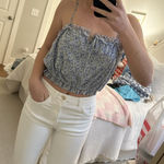 BCBGeneration Floral Ruffle Top Photo 0