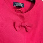 E.H. Woods Vintage 90s Hot Pink Should Pad Bow Front Closure Size 16 Photo 4
