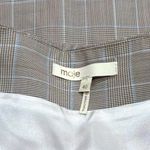 Maje  Jikam Checkered Woven Belted Mini Skirt Beige Academia Old Money Size 40 Photo 8
