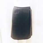 Black Croc Leather Pencil Skirt Sz 6 womens Tom K Nguyen 100% Leather Skirt sz 6 Photo 13