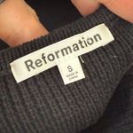 Reformation  Black Romy Halter Sweater Vest Photo 4