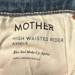 MOTHER High Waisted Rider Ankle in Kiss and Make Up Again Sz 28 Blue Photo 9