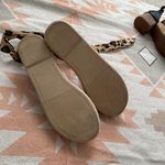 Old Navy Cheetah Print Tie Up Sandals Photo 2