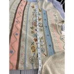 Alfred Dunner Embroidered Sweater Women PM Short Sleeve Crew Neck Floral Grandma Size undefined Photo 5