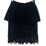 Cameo the Label Rampart Black Peplum Lace Skirt Photo 1