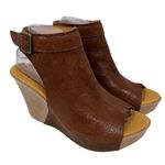 Kork-Ease  Berit Brown Leather Wedge Sandals 8M Photo 0