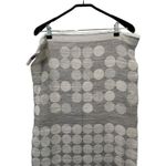 Talbots  Scarf Metallic Gray Silver Snowflakes Wool Blend 70" x 20" Photo 6