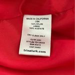 Trina Turk Red Eyelet Dress Size 6 Peekaboo Back Cut Out Photo 7