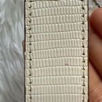 Coach 2" Lizard Embossed Fob Bag Charm Hang tag Hangtag Photo 1