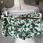 Shorts Chino Green Chino Rope Belt Womens 7 Cotton Low Rise Tropical Size undefined Photo 9