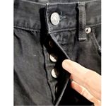 Free People We the Free Sofia Button Fly High Waisted Cut-Off Shorts Black 25 Photo 5