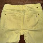 DL1961  Toni High Rise Crop 4-Way Stretch Yellow Jeans Photo 9