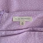 PacSun  LA HEARTS Lavender Polka Dot Wrap Skorts Size Medium Photo 4