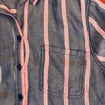 BEACH LUNCH LOUNGE Alanna Blue & Red Striped Shirt Photo 8