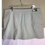 Mario Serrani Mario Serrano Golf Activewear Pinstripe Skort Sz. XXL Green/ White Tummy Control Photo 3