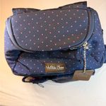 Matilda Jane  Insulated Backpack Cooler/ navy with pink polka dots NWT Photo 3
