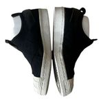 Adidas  Superstars Women Slip On Shoes Size 5.5 Black White Flat Heel Photo 3