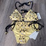 🎉HP🎉 Marysia Honolulu Triangle Bikini in Banana Bandana Yellow Size XS Photo 7