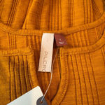 Pilcro Anthropologie Tank Top Womens Large Marigold Yellow Cotton Blend NEW Photo 8