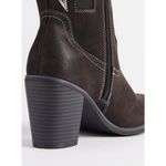 Torrid Tall Shaft Heeled Western Boot Black 6 WW NEW Photo 2