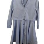 Emporio Armani  Blue Layered Swing Dress Photo 5