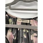 Ulla Johnson Azalea Floral Sheer Top Ruffle V Neck Size 4 100% Silk Photo 2
