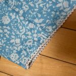 Princess Polly Blue Floral Lace Trim Corset Cropped Top Size Small / 6 Photo 3