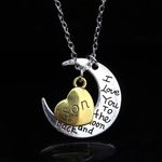 I LOVE YOU Dear Son Heart Pendant Necklace Multiple Photo 1