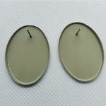 Vintage Retro Tan, Pink, & Cream Earrings Tan Photo 2