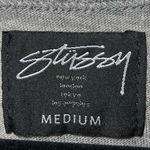 Stüssy Gray Stussy No 4 Wide Neck Raw Edge Long Sleeve T Shirt Size M Photo 2