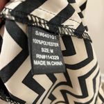 Poetry  Black and White Zigzag Mini Dress Photo 5