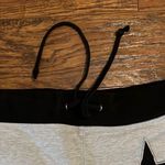 Gray and Black Star Track Pants with Adjustable Waistband Size L Photo 1