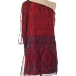 Rubber Ducky Productions Red Off Shoulder Size Small Wedding Guest Mini Dress Photo 1