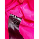 NWT Bacon Neckline Tie Nylon Puffer Jacket Magenta Pink Women's Size Small Photo 7