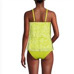 Lands' End Lands’ End Chlorine Resistant Mesh Scoop Neck Tiered Tankini Top Photo 2