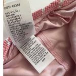 Splendid Atmospheric Stripe One Piece Swimsuit Size XS Textured Pink White Photo 6