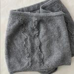 Splendid Camelia 100% Cashmere Drawstring Shorts Grey XL $218 Photo 3