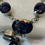 Sterling Silver Picasso Stone Y Drop Necklace Photo 5