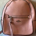 Coach : Pink Andi (F30530) Mini Leather Backpack- Silver Tone Photo 1