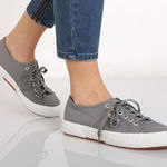 Superga Cotu Classic Platform Sneaker Grey Sage Size 8.5 Photo 0