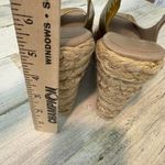 *Lauren by Ralph Lauren 9.5B Tan Wedge Heels Summer Beach Chic Stylish Feminine Size 9.5 Photo 4