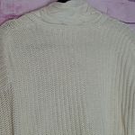 Ralph Lauren LAUREN  CREAM THICK CABLE KNIT V NECK 100% COTTON SWEATER SMALL Photo 7