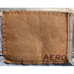 Aeropostale  Mom Jeans Light Wash Distressed Raw Hem High Rise Denim Photo 2