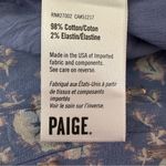 Paige Blue Purple Floral Long Sleeve Metallic Cotton Georgette Midi Wrap Dress S Photo 6