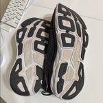 Hoka  Bondi 7 Black and White Athletic Shoes 7.5 Wide Photo 8