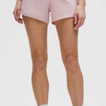 Lululemon  NWT Hotty Hot High Rise Lined 4”Shorts Pink Haze Size 12 Photo 0