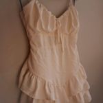 Forever 21  White Ruffle Mini Dress Photo 1